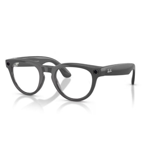 Ray-Ban Meta Headliner Gen 2 - Shiny Asteroid Grey - Clear to Emerald Transitions