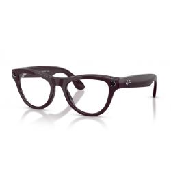 Ray-Ban Meta Skyler Shiny Black - Transitions Amethyst