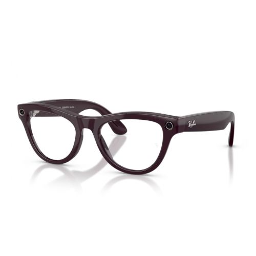 Ray-Ban Meta Skyler Shiny Black - Transitions Amethyst