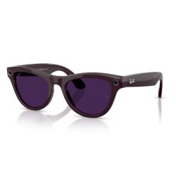 Ray-Ban Meta Skyler Shiny Black - Transitions Amethyst