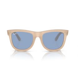 Ray-Ban RBR0502S Wayfarer Reverse - Opal Beige Honey - Light Blue
