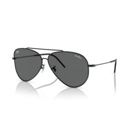 Ray-Ban Aviator Reverse Black Dark Grey 