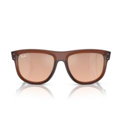 Ray-Ban Boyfriend Reverse Transparent Light Brown Dark Brown Mirror Cat.3