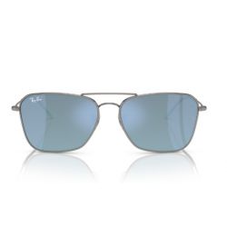 Ray-Ban Caravan Reverse Gunmetal Dark Grey Mirror Turquoise