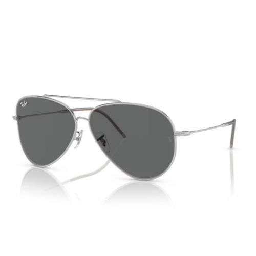 Ray-Ban RBR0101S Aviator Reverse - Silver Dark - Grey