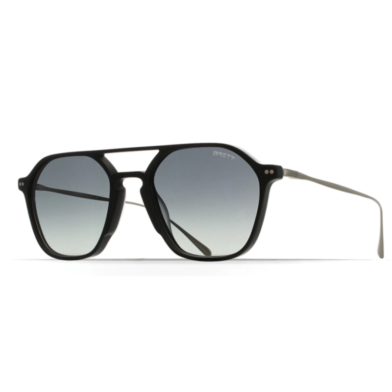 Brett Vic Sun Acetate Noir/Argent