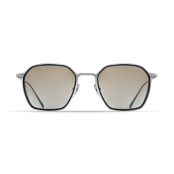 Brett Francois Sun Titanium Mat/Noir - Brown Lenses