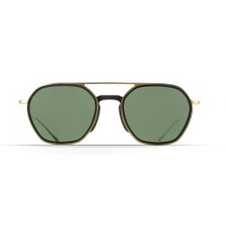 Brett Spitfire Sun Wheels & Waves Matte Noir/Or - Vert Polarizé Cat.3