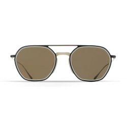 Brett Spitfire Sun Wheels & Waves Matte Noir/Beige - Brun Polarisé Cat.3