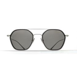 Brett Phil Sun - Silver / Black - Grey Polarized Cat.3