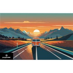 GoggleSoc SWIPEOUT Sunset Road Trip - Chamoisine 