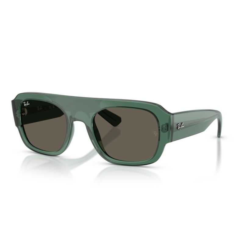Ray-Ban RB2218 Transparent Green - Brown Lenses Cat 3