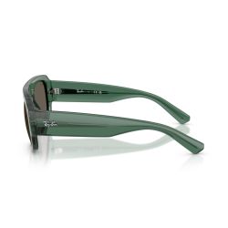Ray-Ban RB2218 Transparent Green - Brown Lenses Cat 3