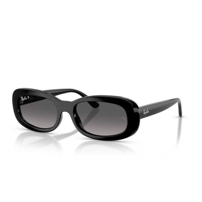 Ray-Ban RB2221 Black - Gradient Grey Polarized Cat 2