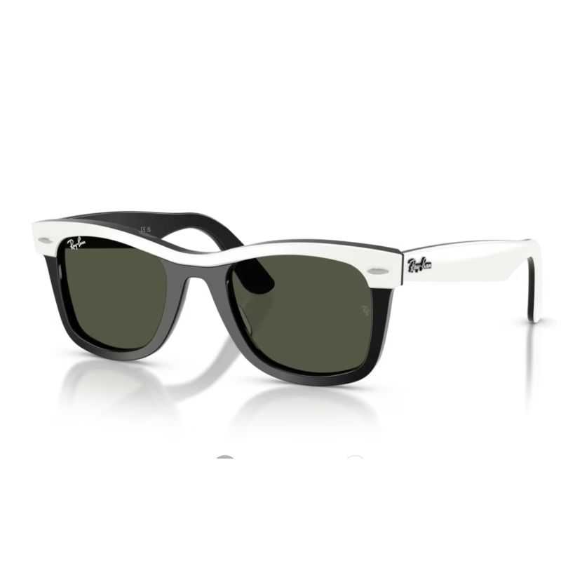 Ray-Ban Wayfarer Havana on Black - Blue Lenses Cat 3