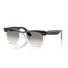 Ray-Ban Wayfarer Black on Transparent - Clear Gradient Grey Lenses Cat 3
