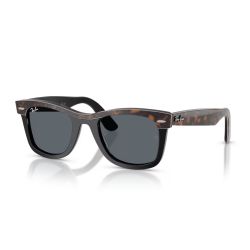 Ray-Ban Wayfarer Havana on Black - Blue Lenses Cat 3