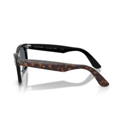 Ray-Ban Wayfarer Havana on Black - Blue Lenses Cat 3