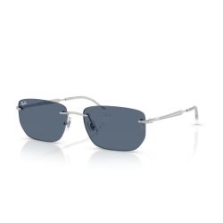 Ray-Ban RB3768 Silver - Dark Blue Lenses Cat 3