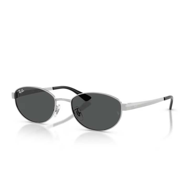 Ray-Ban RB3774D Silver - Dark Grey Lenses Cat 3