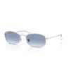 Ray-Ban RB3832 Silver - Clear Gradient Blue Lenses Cat 2
