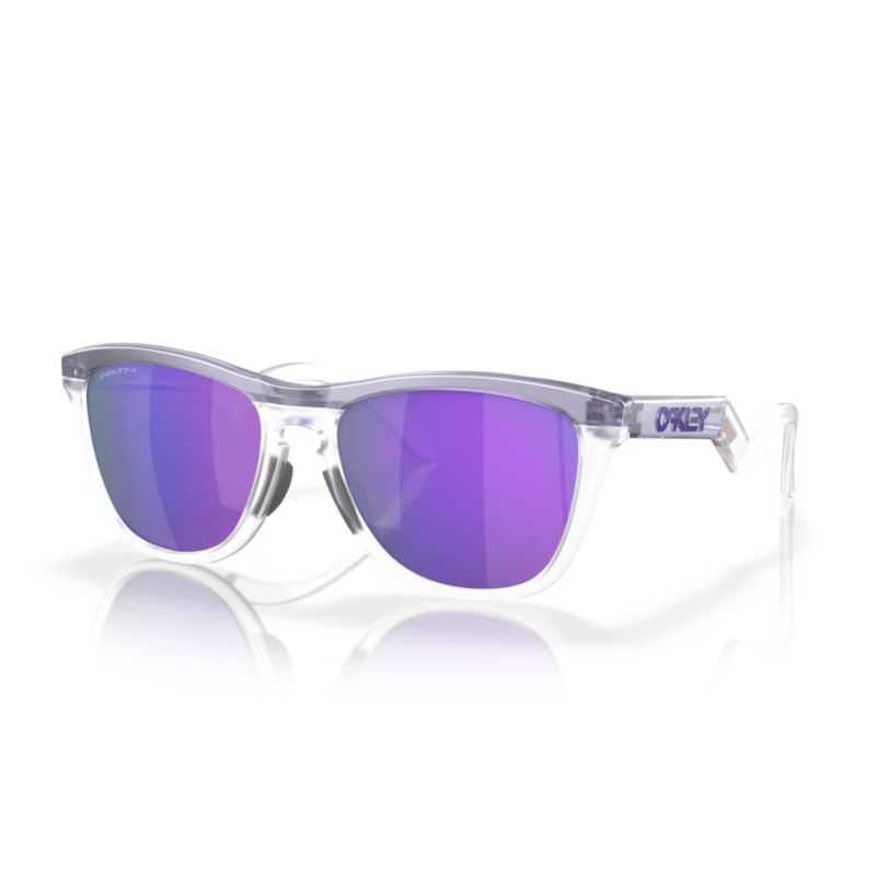 Oakley Frogskins Hybrid Matte Trans Lilac/Clear - Prizm Violet