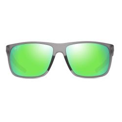 Maui Jim Lunettes de soleil Lehopulu Matte Transparent Grey- MAUIGreen® Polarized