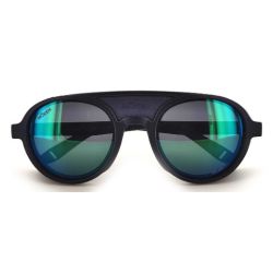 Moken Hawkins Vintage Smoke/Black - Flash Green Cat.3 Polarized Lenses