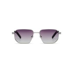 Komono The Harvey Silver Black - Grey Polarized Lenses Cat 3