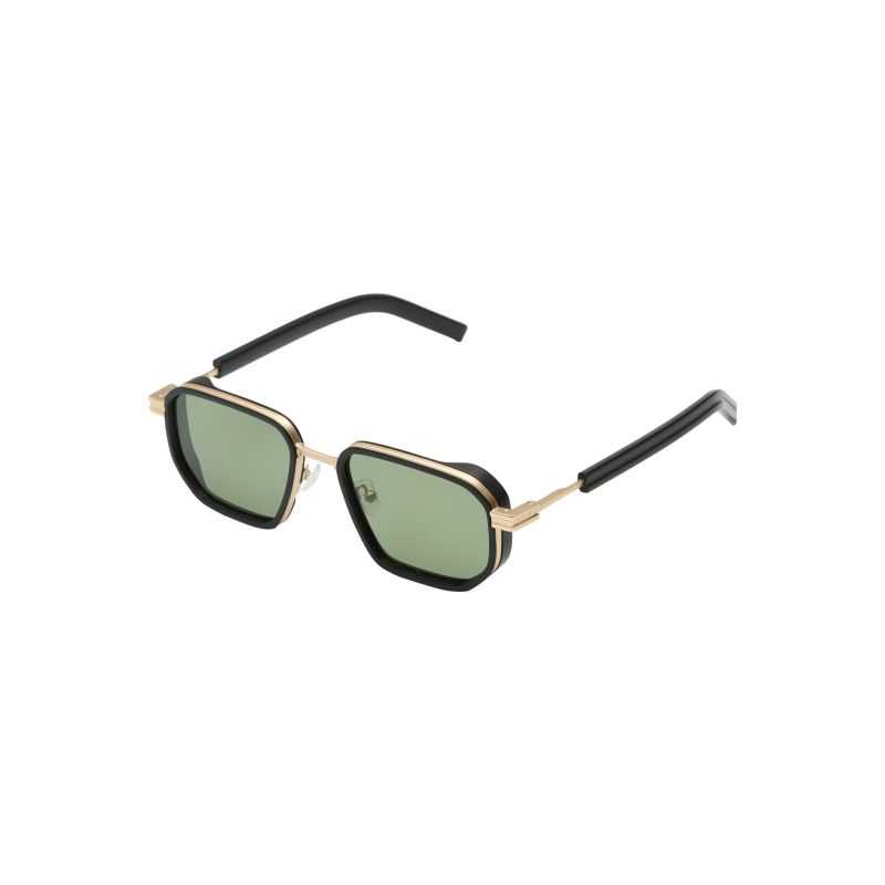Komono The Harvey White Gold Black - Green Polarized Lenses Cat 2