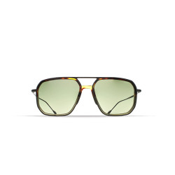 Brett Jarno Sun Ecaille Degradé Kaki / Noir - Grey Lenses Cat 2 Polarized