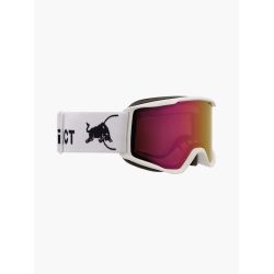 Red Bull Spect Neon Matt White / white strap black logo - Red with pink-purple mirror cat.2