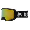 Red Bull Spect Neon Matt Black / black strap white logo - smoke with yellow mirror cat.2