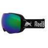 Red Bull Bent Spect Matte Black / Black Strap white logo - brown with green Mirror cat.3
