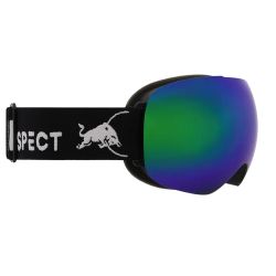 Red Bull Bent Spect Matte Black / Black Strap white logo - brown with green Mirror cat.3