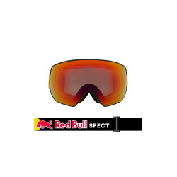 Red Bull Spect Fink Matt Black/Black strap colored logo - Brown with red Chrom'X - Photochromic S1-3