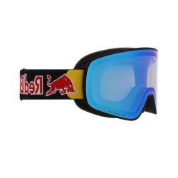 Red Bull Spect Rush Matt Black/black strap colored logo - Light blue with blue Chrom'W - Photochromic S1-3