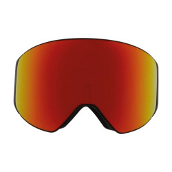 Red Bull Spect Jamm Magnetron Matt Black/ Black Strap colored logo - Smoke with Red Mirror Cat.3 & Cloudy Light Pink Cat.1