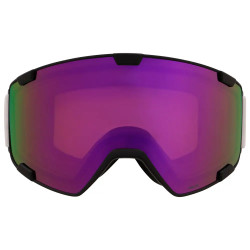 Red Bull Masque de Ski PARK Matt Black/white strap black logo - Orange with Purple Mirror Cat.2