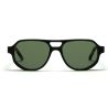 Asmara Explorer Black Matt Havana Tartarugato Matt 23B Green G15