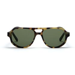 Asmara Explorer Black Matt Havana Tartarugato Matt 23B Green G15