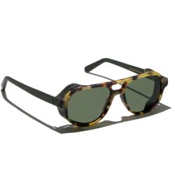Asmara Explorer Black Matt Havana Tartarugato Matt 23B Green G15