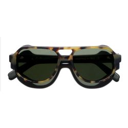 Asmara Explorer Black Matt Havana Tartarugato Matt 23B Green G15
