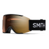 Smith Squad MAG Black 2 écrans ChromaPop Pro PhotoChromic Gold Mirror & ChromaPop Storm Blue Sensor Mirror