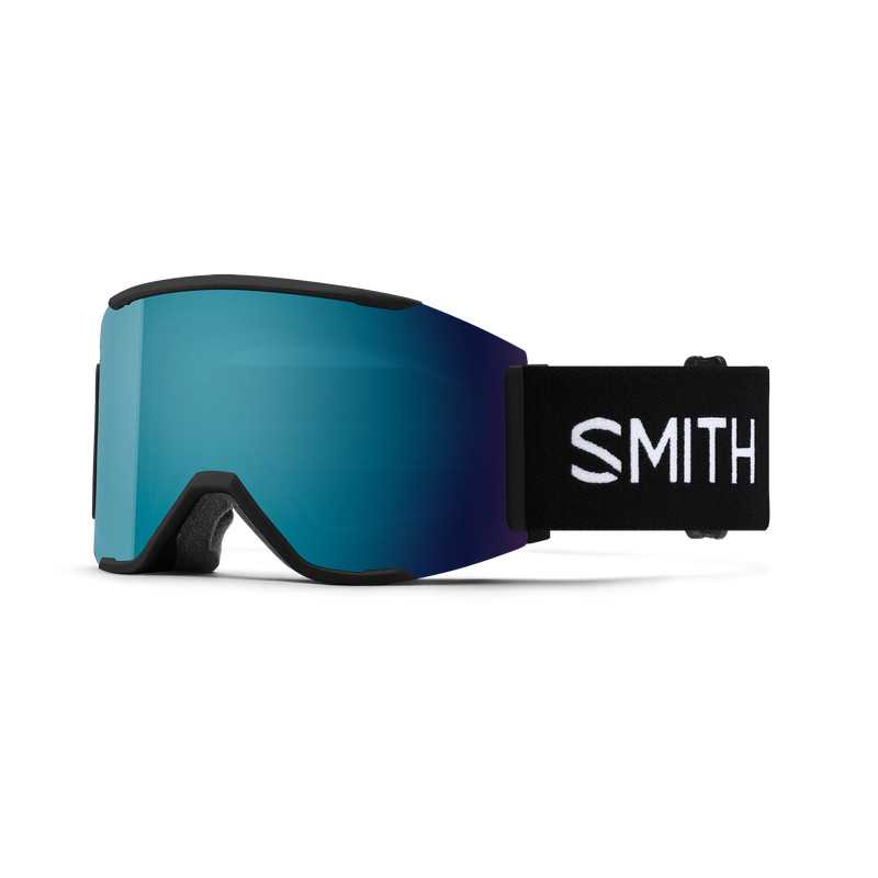 Smith Squad MAG Black 2 écrans ChromaPop Sun Blue Mirror & ChromaPop Storm Blue Sensor Mirror