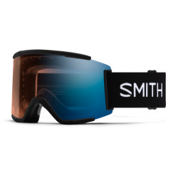 Smith Squad XL Black 2 écrans ChromaPop Pro Photochromic Blue Mirror