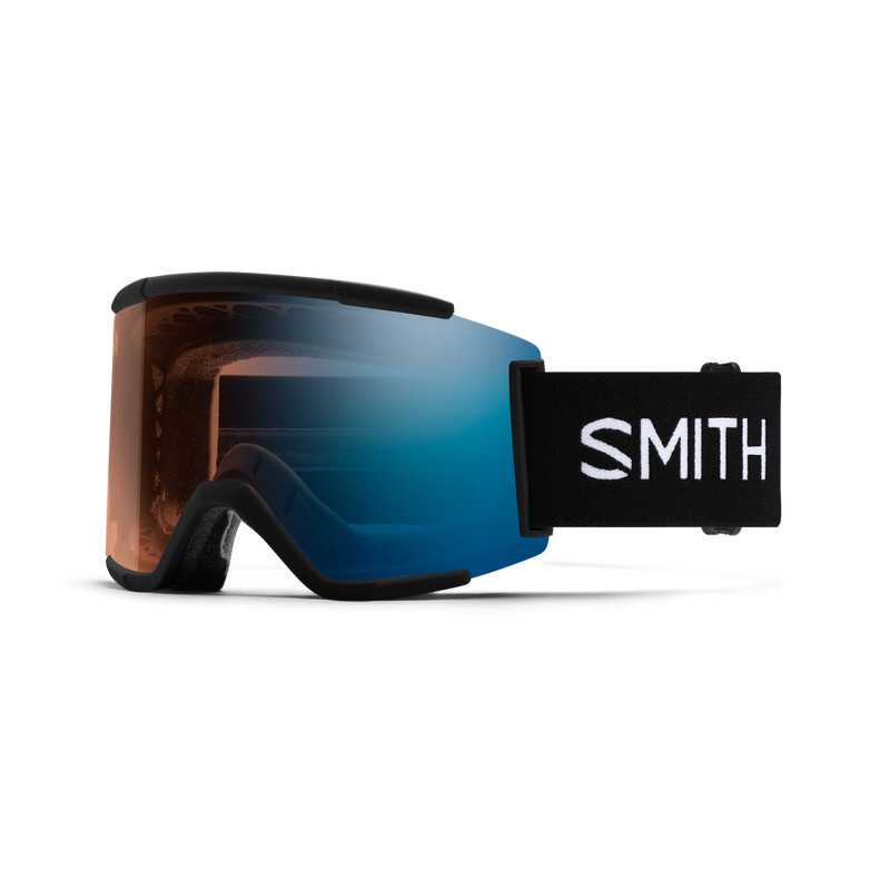 Smith Squad XL Black 2 écrans ChromaPop Pro Photochromic Blue Mirror