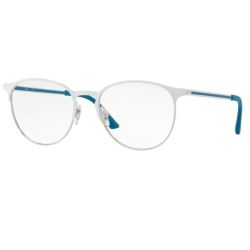 Ray-Ban RX6375 Silver Top On White/Blue