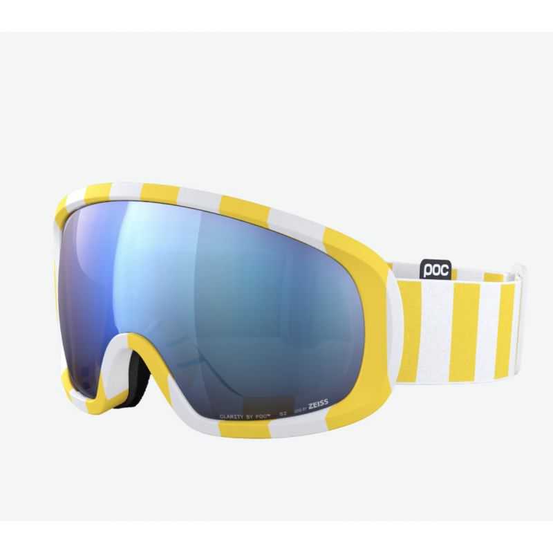Poc Fovea Mid Jaune/Blanc - Clarity Highly intense - Partly Sunny Blue Cat.2