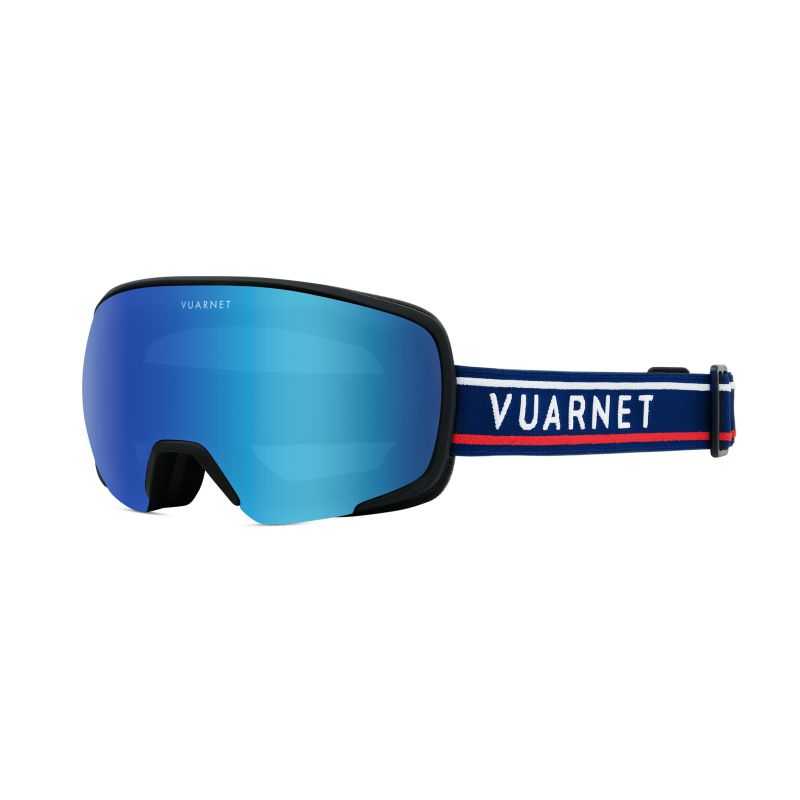 Vuarnet Masque de Ski Magnétique Everest VU40027U - Matte Black - Blue Flashed Cat.3 & Orange Cat.1